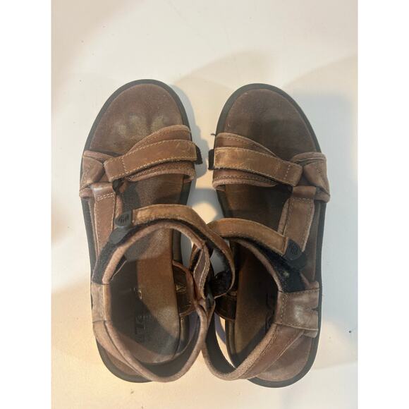 Teva Women's Original Brown Waterproof Leather Sandals Sz 7 Outdoor #6388 - Picture 3 of 7